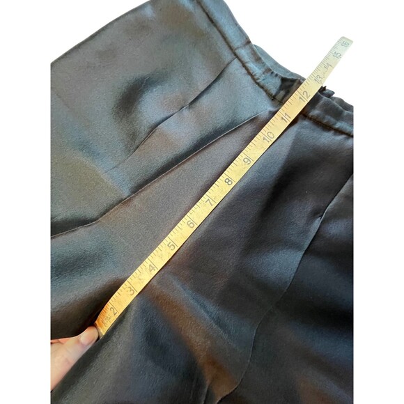 Frascara Silk Wool Pants Black Eveningwear Cocktail Wedding Old Money Designer 8 - Picture 7 of 16